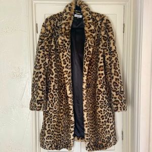 Leopard print coat by CALVIN KLEIN